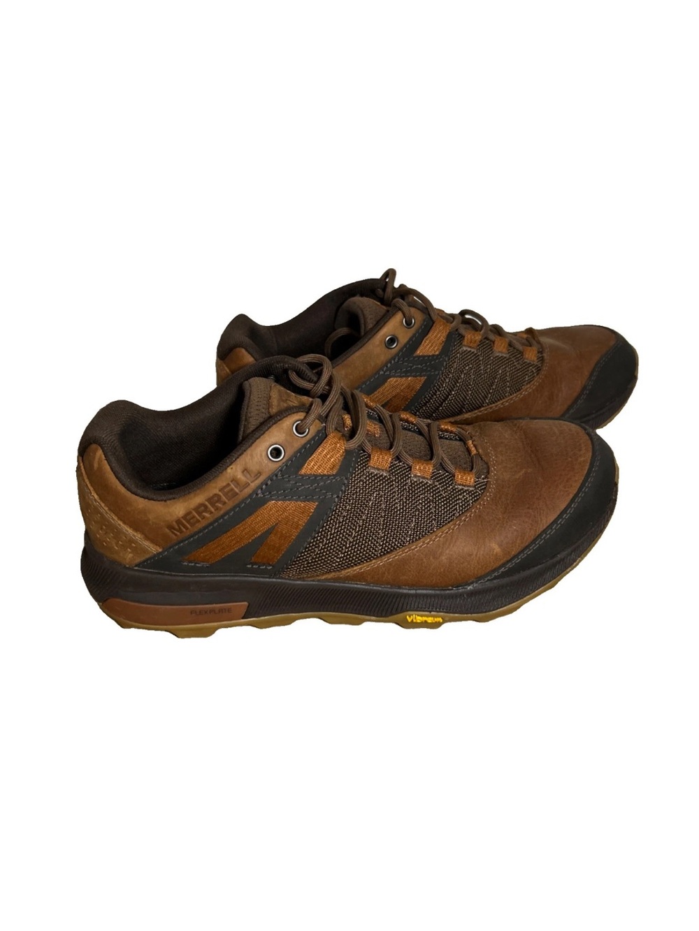 Merrell Zion Wp Low Hiking Shoes Mens Size 8 Toffee Caramel